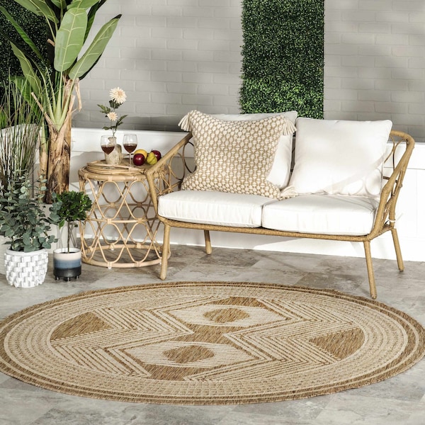 Nuloom Ranya Tribal Indoor/Outdoor Area Rug 6ft 7in GBCB01A-R67067 - main